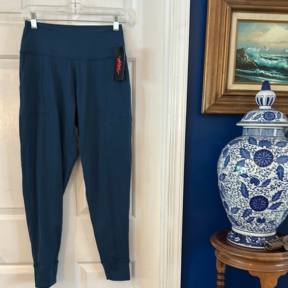 Pants - NWT Women’s TGP The Gym People Blue High-Waisted Polyester & Spandex Leggings